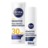 ASDA Nivea Sensitive Daily Protect SPF 30 Face Moisturiser 50ml- Buy online at McGrocer