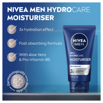 NIVEA MEN Hydrocare face moisturiser 75ml (British brand)