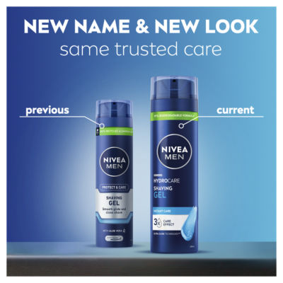 Nivea Men Hydrocare shaving gel 200ml, imported from the UK