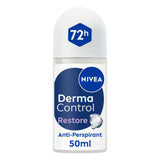 ASDA NIVEA 72h Derma Control Restore Anti-Perspirant Roll On 50ml- Buy online at McGrocer