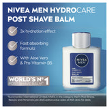 NIVEA Hydrocare post shave balm 100ml - British product