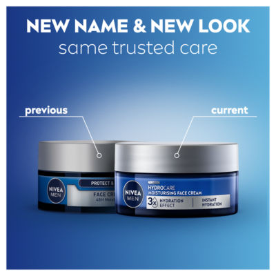 NIVEA Hydrocare moisturising face cream 50ml, imported from the UK