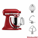 Costco UK KitchenAid Artisan Stand Mixer 4.8L Stainless Steel Bowl Empire Red- Buy online at McGrocer