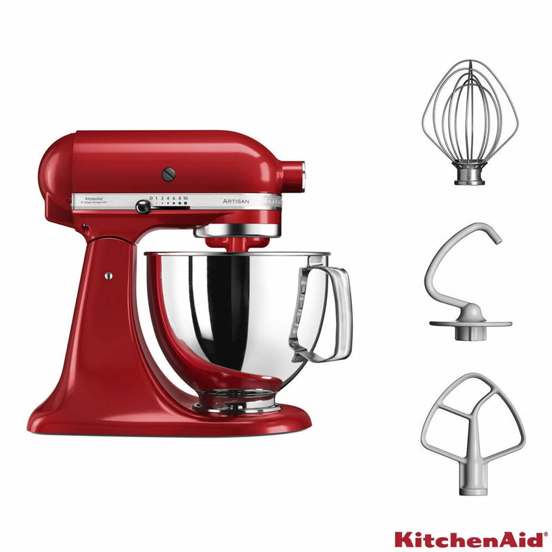 KitchenAid Artisan stand mixer 4.8L Empire Red (British brand)