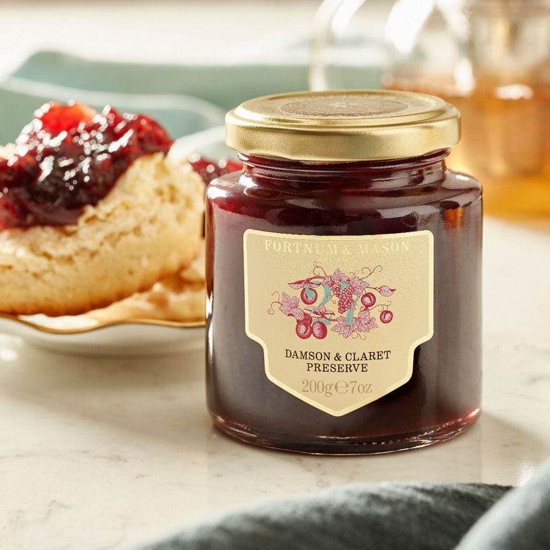 Fortnum & Mason Damson & Claret preserve 200g (British brand)