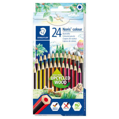 Staedtler Noris colouring pencils pack of 24 (British brand)