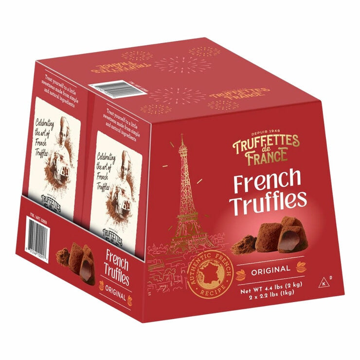 Truffettes de France cocoa dusted chocolate truffles 2 x 1kg - British product
