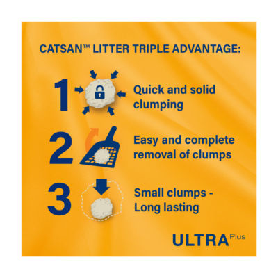 Catsan Clay Cat Litter Ultra Clumping 5L - British product