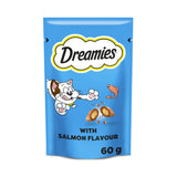 ASDA Dreamies Salmon Flavour Cat Treat Biscuits 60g- Buy online at McGrocer