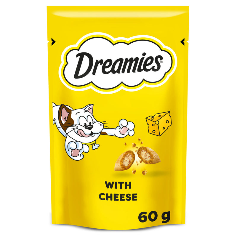 Dreamies cheese cat treat biscuits 60g - British product