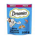 ASDA Dreamies Cat Treat Biscuits With Salmon Flavour 200g- Buy online at McGrocer