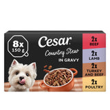 ASDA Cesar Country Stew Wet Dog Food Trays 8 x 150g- Buy online at McGrocer