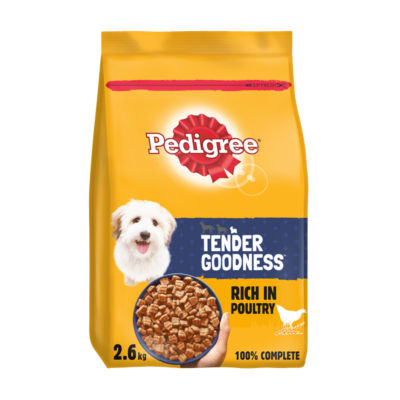 Pedigree Tender Goodness Adult Small Dog Geflügel Trockenfutter 2,6 kg