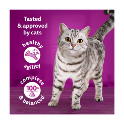 Whiskas Tasty Mix cat food pouches 12x85g (British brand)