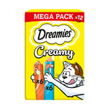 Dreamies creamy cat treats chicken salmon 12 x 10g (British brand)