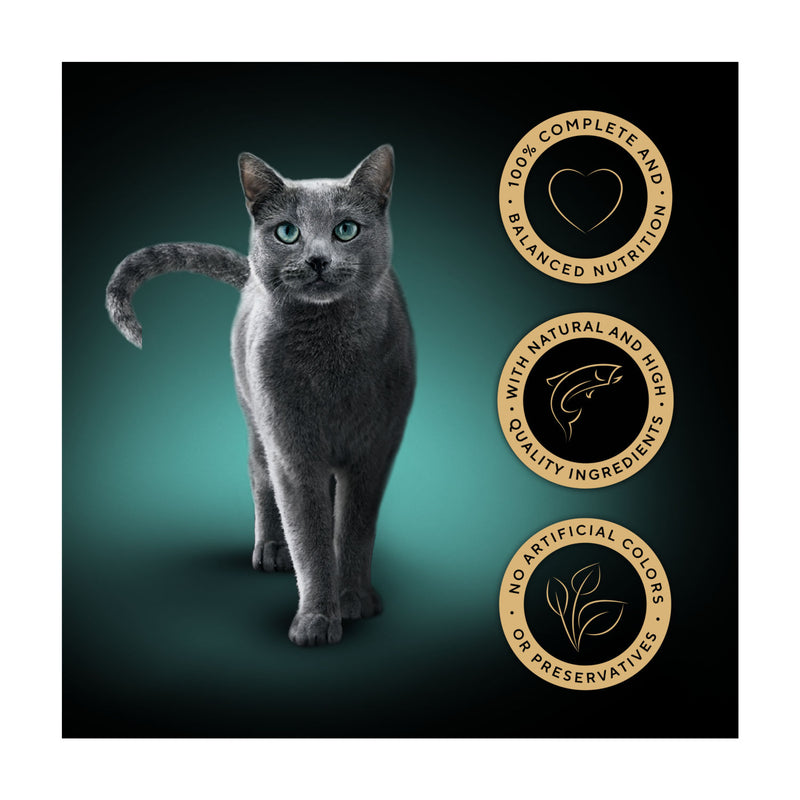Sheba fine flakes wet cat food with salmon jelly 85g tray (British brand)