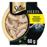 ASDA Sheba Filets Cat Food Chicken in Gravy Wet Cat Food Tray 60g- Buy online at McGrocer