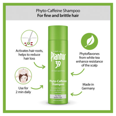 Plantur 39 Phyto-Caffeine Shampoo 250ml, imported from the UK