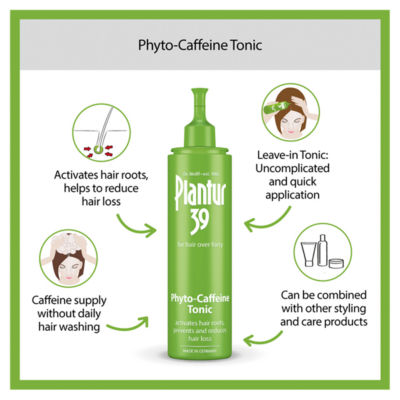 Plantur 39 Phyto-Caffeine hair tonic 200ml, imported from the UK