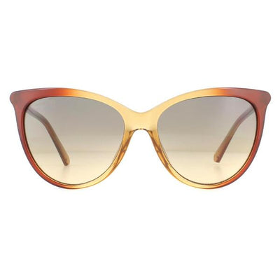 Superdrug Swarovski SK0226 Light Brown Transparent Brown Gradient Cat Eye Women Sunglasses- Buy online at McGrocer