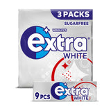 Wrigley's Extra White sugarfree mint chewing gum 12.6g (British brand)