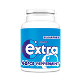 Wrigley's Extra Peppermint chewing gum bottle 46 pieces, imported from the UK