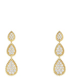 Boucheron yellow gold Serpent Bohème pendant earrings, imported from the UK
