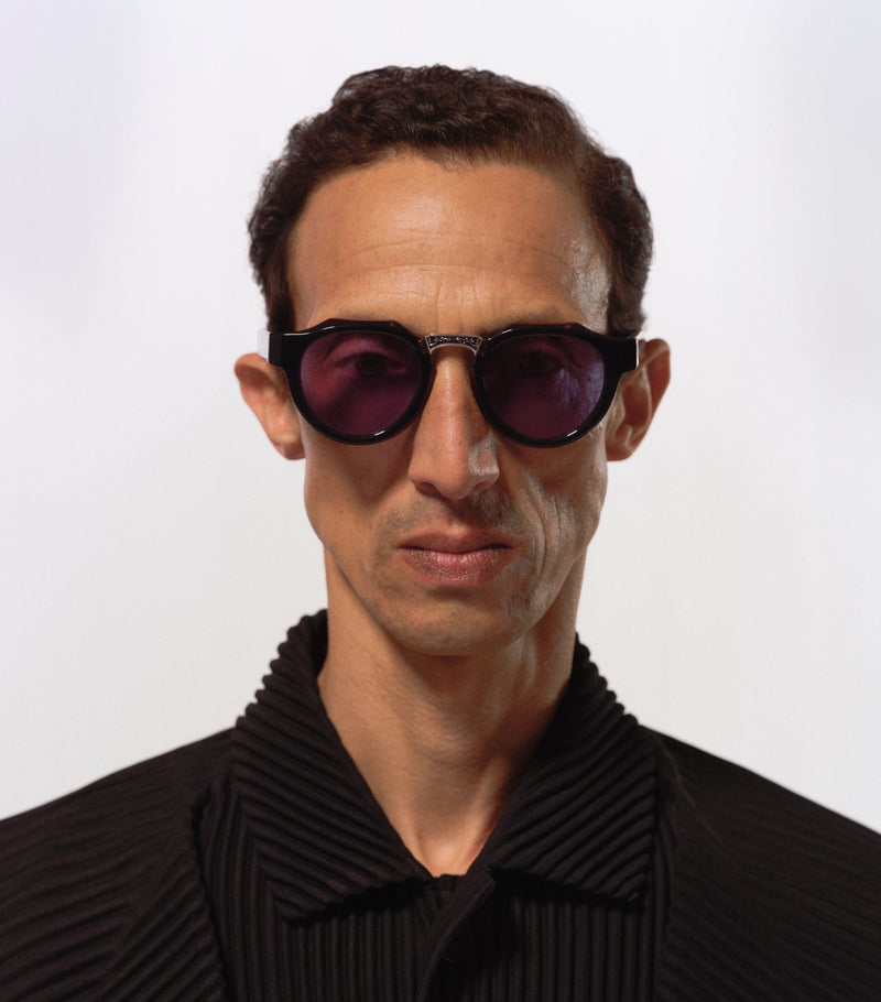 Matsuda round sunglasses M1037, imported from the UK