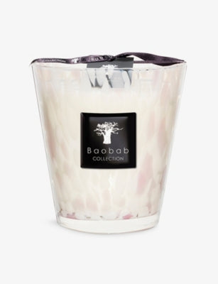 Scented candle White Pearl 1kg with orchid, freesia and musk (British brand)