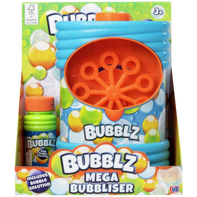 Bubblz electronic bubble machine toy, imported from the UK
