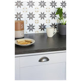 D-C-Fix Black Slate self-adhesive vinyl film roll (British brand)