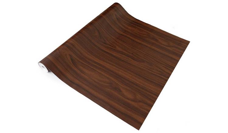 D-C-Fix walnut woodgrain self adhesive vinyl film, imported from the UK