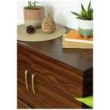 D-C-Fix walnut woodgrain self adhesive vinyl film, imported from the UK