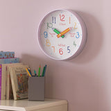 Argos Home children's tell the time wall clock 24.5cm (British brand)