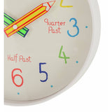 Argos Home children's tell the time wall clock 24.5cm (British brand)