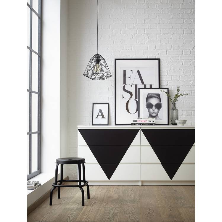 D-C-Fix matt black self adhesive vinyl film 500x67.5cm (British brand)