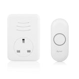 Byron plug-thru doorbell 150m range, UK version