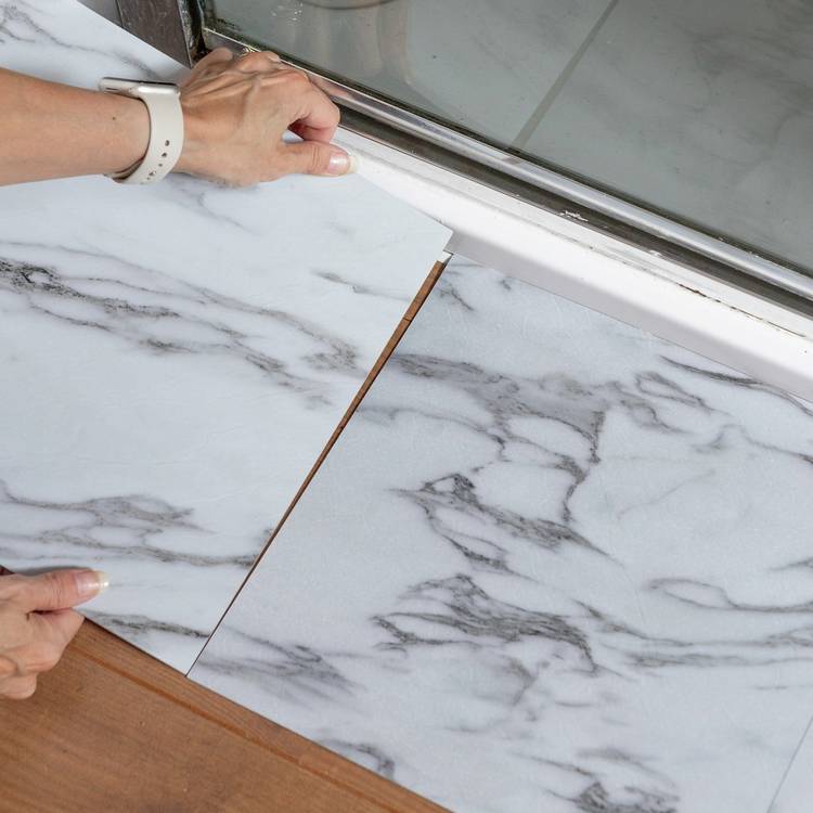 D-C-Fix marble effect vinyl floor tiles, UK version