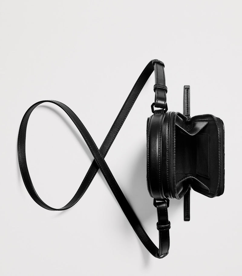 Bottega Veneta leather phone pouch (British brand)
