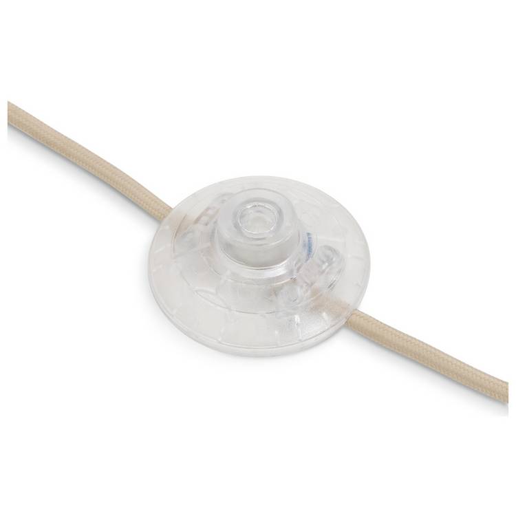 Habitat Bobbin ash wood stick floor lamp natural, UK version