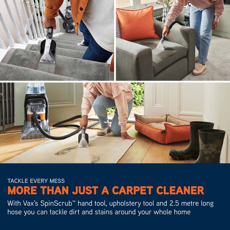 Vax SpinScrub Power Plus carpet cleaner, UK version