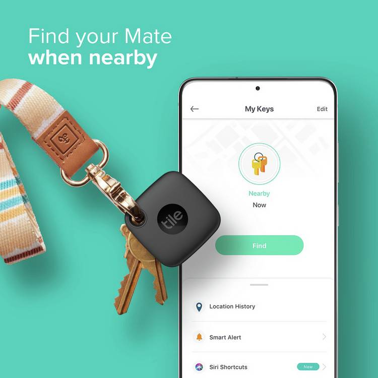 Tile Mate 2022 Black Bluetooth tracker pack of 2 - British product