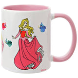 Disney official Aurora Sleeping Beauty mug 325ml, UK version
