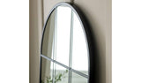 Habitat black full length arch wall mirror 140x65cm, UK version