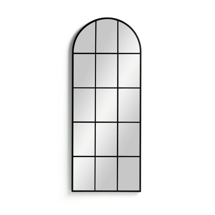 Habitat black full length arch wall mirror 140x65cm, UK version