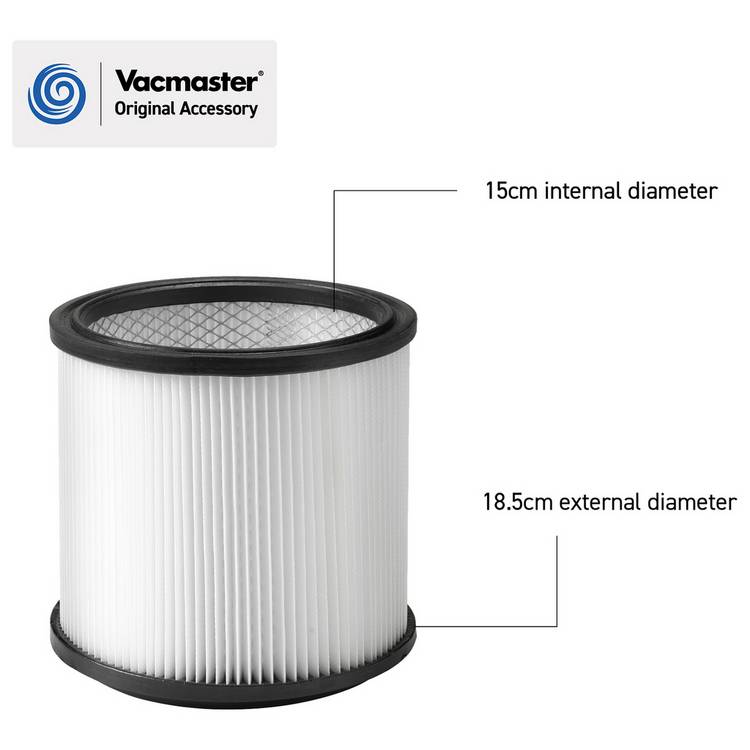 Vacmaster washable filter for 15-60L vacuum - British product