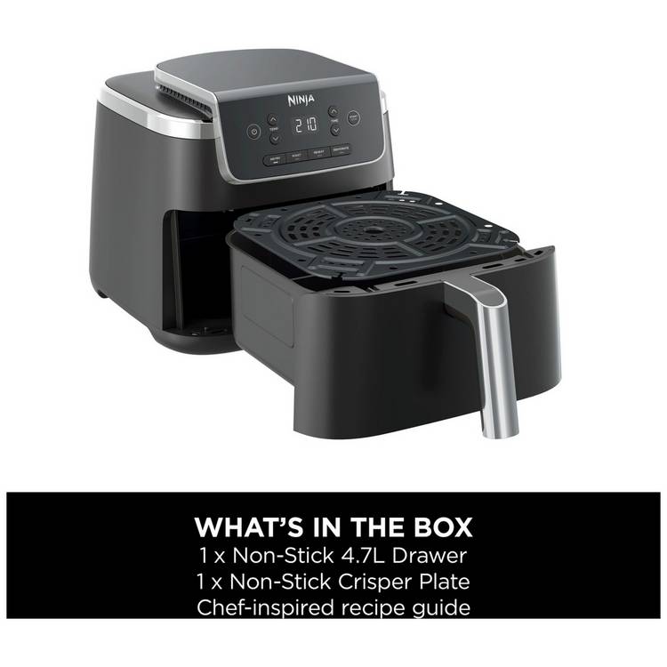 Ninja air fryer Pro 4.7L black, UK version