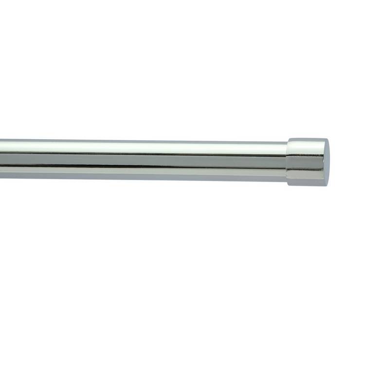 Argos Home chrome extendable curtain pole 165-300cm (British brand)