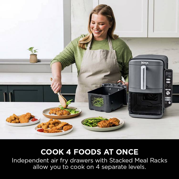 Ninja Double Stack XL air fryer 9.5L, UK version