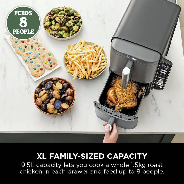 Ninja Double Stack XL air fryer 9.5L, UK version